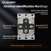 ELEGRP 50 Amps 125/250V Range Oven Stove Receptacle, NEMA 14-50R