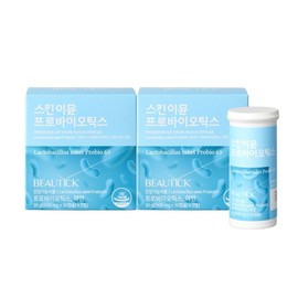Vutik 뷰틱 스킨 이뮨 프로바이오틱스 30g(500mg x 30캡슐 x 2병) x 2개 Butik Skin Immune Probiotics 30g (500mg x 30 Capsules x 2 Bottles) x 2 Packs
