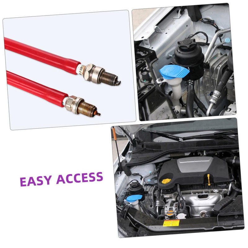 Zerodeko Effortless Spark Plug Replacement 4pcs Socket Tool Rubber Sleeve