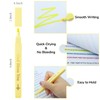 JIXZEN 6Pcs Aesthetic Highlighters, Yellow highlighter, No Bleed with Soft