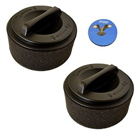 HQRP 2-Pack H12 Circular Filter Set compatible with Bissell Easy Vac 23T7K, 23T7P, 23T7P, 23T7Q Vacuum Cleaner