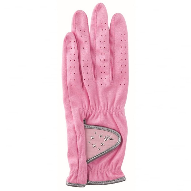 Kasco SF-1320LW Women's Golf Gloves, Reffit for Both Hands, Pink,