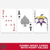 Naipes de Canasta de mano y pie, 6 barajas, índice