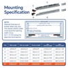 ToBeGreat 1 Pair Undermount Drawer Slides 24 Inch 80 lb