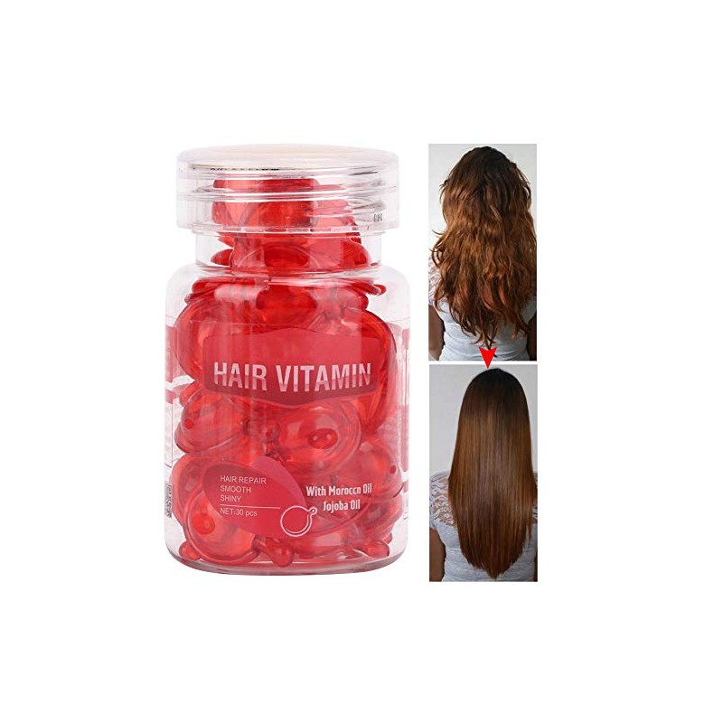 Cápsulas Para El Cuidado Del Cabello, Mejora La Sequedad Y