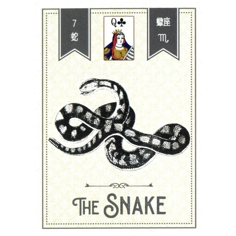 Elements Lenormand | Triple K | 54 Cards with Keyword