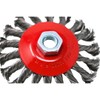 Twisted Wire Brush for Angle Grinder Flat 100 mm -
