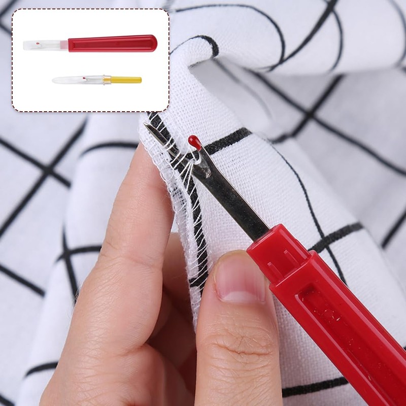 Stitch Unpicker Tool,2 Pcs Thread Unpicker, Sewing Seam Ripper Kit,