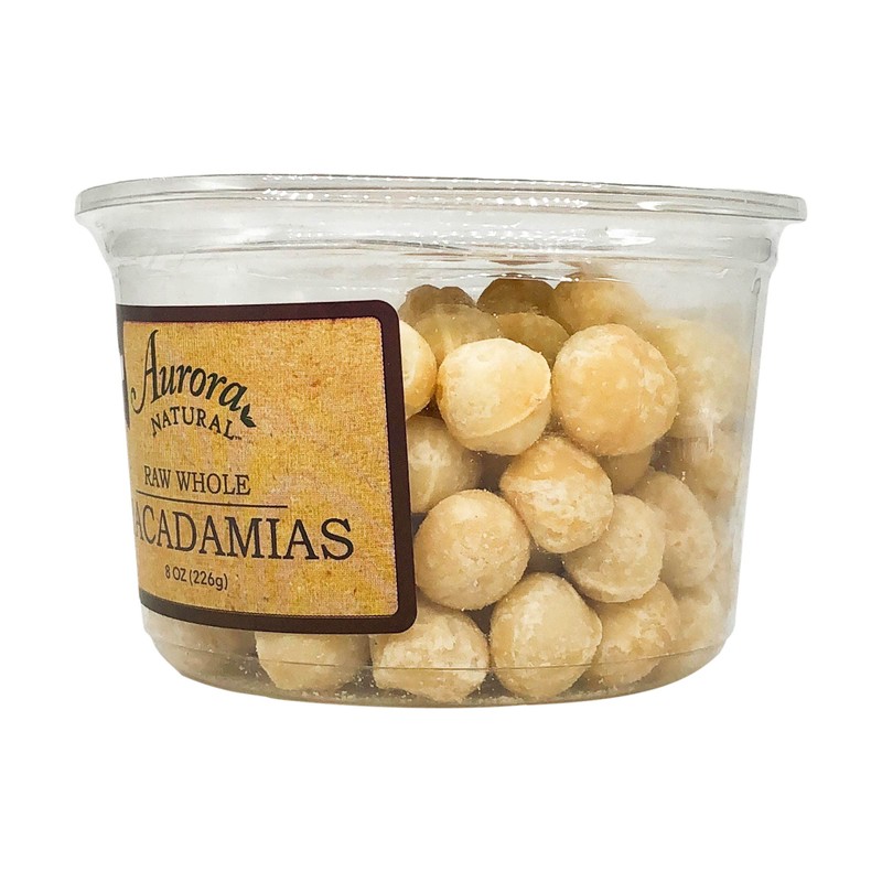 Aurora Products Macadamia Nuts, Raw, 8 oz