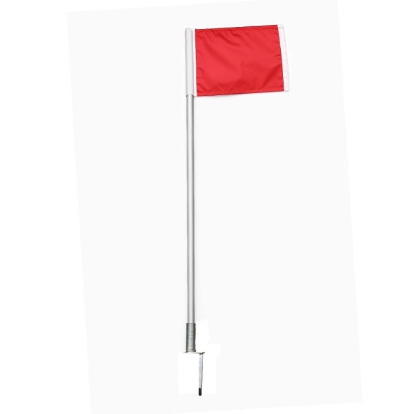 Amber Official Corner Flags, 27mm PVC Post, Durable & Weather-Resist