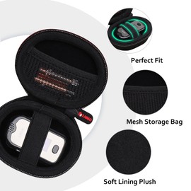 XANAD Pulse Oximeter Case for Zacurate, Innovo, Vibeat, iHealth, Santamedical, Children Fingertip Pulse Oximeter Blood Oxygen Saturation Monitor.Case Only (Black