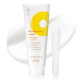 Crema Depilatoria Para Mujeres Con Piña Y Leche De Soja, Fab