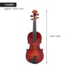 1/6 Violin Model Miniature Doll House Accessory Decoration Ornament Instrument