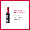 Kiss Ruby Kisses Matte Lipstick Red Mangrove