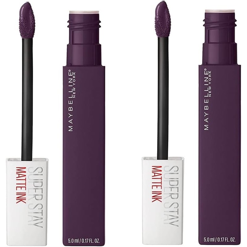 MAYBELLINE Pack De 2 Labiales Líquidos Mate New York Superstay
