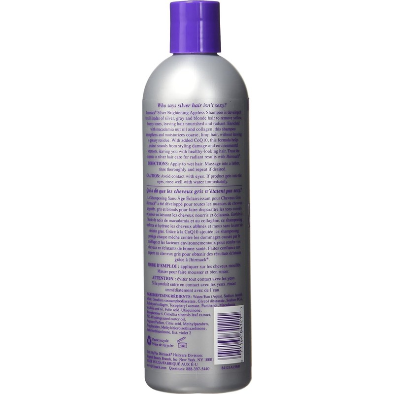 Jhirmack Silver Brightening Shampoo 12 Ounce (355ml) (6 Pack)