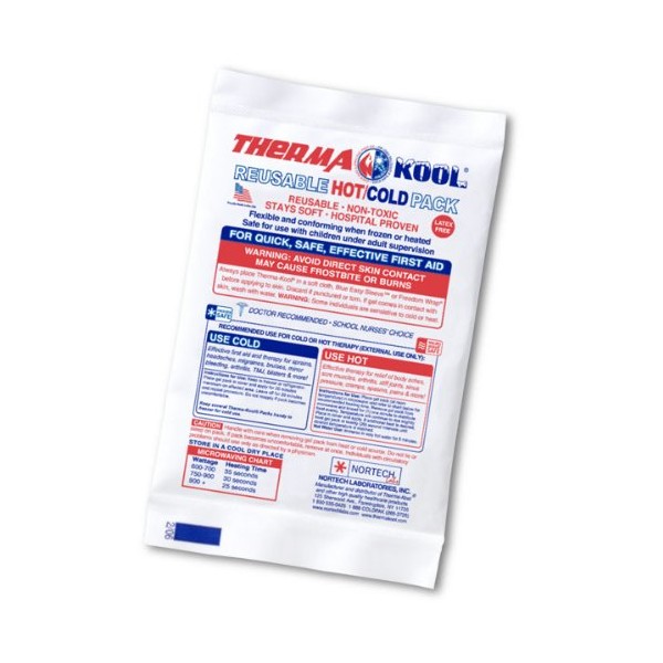 Therma-Kool Reusable Hot Cold Gel Pack, 4" x 6" (Mini / Face) - 4 Packs