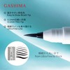 Gashima Liquid Eyeliner, Made in Japan, 0.1mm Brush Tip, Ultra