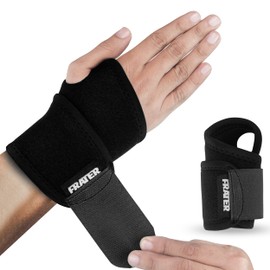Frater 手首 サポーター | リストサポーター 固定 | 筋トレ,スポーツ、トレーニング、日常生活用、腱鞘炎 | 通気性素材 | 男女兼用 (1個入り)