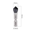 Vearter 2-5mm Hex Shank HSS M35 Co Cobalt Titanium Countersink