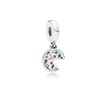FGT Pizza Love Dangle Charm for Bracelets Necklaces Pendants Sterling