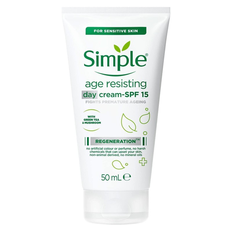 Simple Age Resisting Day Cream SPF15 50ml and Night Cream