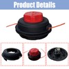 Cutting Head and Trimmer Head Assembly Af/Cnt Left Hand .095"