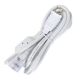 Shine Decor 10FT Extended Power Cord, Power Plug Wire with Female Connector for AC120V Connectable Single-Color Strip Rope Lights, Eco Strip Eco Neon Lite Strip Plus Strip All Compatible