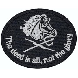 Seal Team 6 Black Squadron Devgru Patch - 3 x 3 Inch Hook Fastener C568