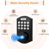 Probrico Fingerprint Smart Door Lock, Electronic Keypad Deadbolt Lock, Keyless