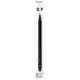 Kokuyo PS-PE109D-1P Pencil Sharpener (Hanging Pack) 0.04 inch (0.9 mm) Black
