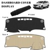 PeakPurit Black Dashboard Dash Board Cover Mat Carpet for Chevy