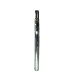 3957 Classic Bicycle Seat Post Steel Chrome Plated Silver with Nut 27.2mm