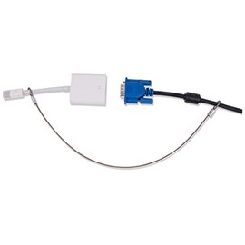 Universal CableTether - Cable Tethers (4 Pack) - Adjustable, Pre-Assembled, Secure Conference Display Adapters, Mac Adapters, VGA Adapters