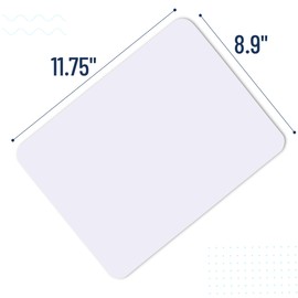 Mr. Pen- Small Dry Erase Lapboard, 9x12 Inches, 3 Markers, Double Sided Mini Dry Erase Board for Kids, Small Whiteboard Portable for Kids, Students and Classroom Use