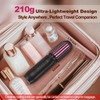 Youbella Cordless Hair Curling Iron Brush, Mini Travel Hot Straightener