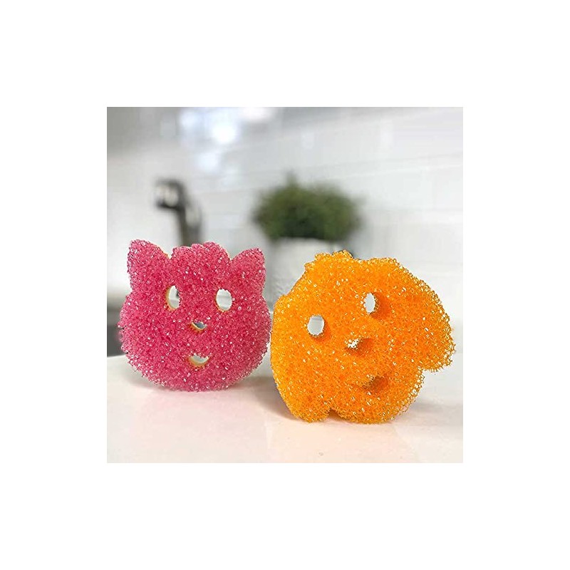 SCRUB MOMMY CAT (FIBRA+ESPONJA)