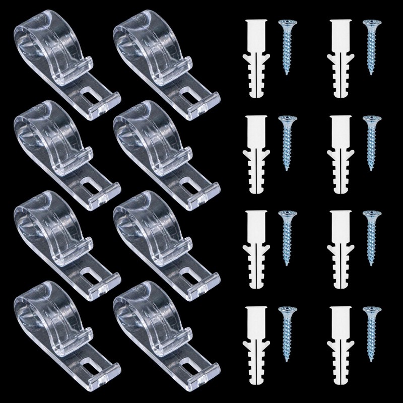18 Sets Roller Shade Clear Safety Chain and Cord Guide
