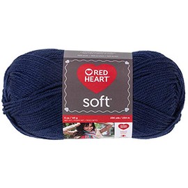 Red Heart Soft Yarn (4604) Navy