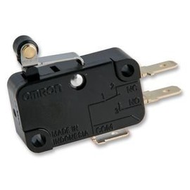 OMRON ELECTRONIC COMPONENTS V-10G5-1C24-K MICRO SWITCH, ROLLER LEVER SPDT 10A 250V (1 piece)