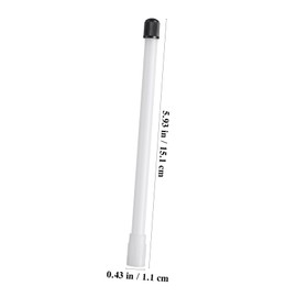 Zerodeko 10pcs Plastic Valve Stem Extenders for Easy Tire Inflation Durable Straight Valve Extension Rods for Electric Scooters and Motorcycles