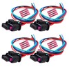 Set of 4 Electrical Ignition Coil Connector Plug Harness Compatible