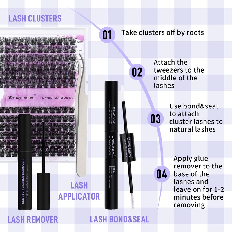 Wendy Lashes Lash Extension Set, Eyelash Extensions Set, Eyelash Extensions