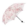Honeystore Flower Print Vintage Parasol Anti-UV Folding Lace Embroidery Umbrella