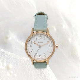 Fieldwork JN028-4 Rita JN028-4 Women's Analog Wrist Watch with Leather Strap, White, blue, Modern