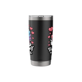 Treat Yo’self To Icy Bliss Snow Cone Festival Fun Art Stainless Steel Insulated Tumbler