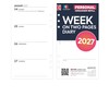2027 Week on Two Pages Diary Refill Compatible with Filofax