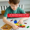 Building Block Toy Gun, Automatic Shell Ejecting Gun Soft Bullet