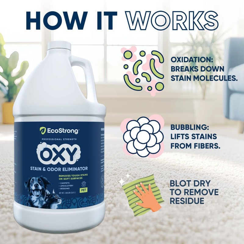 Oxy Pet Carpet Cleaner Spray | Pet Stain Remover for