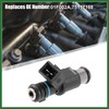 Motoforti 4pcs 01F002A Car Fuel Injector for Ci-troen Berlingo C2